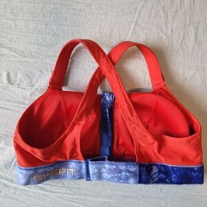 Shefit Red and Blue Sports Bra